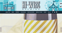 Desktop Screenshot of hiwirebrewing.com